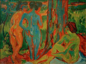 Trois nus dans la forêt