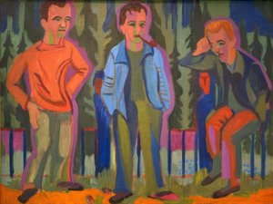 Trois artistes: Hermann Scherer, Kirchner, Paul Camenisch - Ernst Ludwig Kirchner