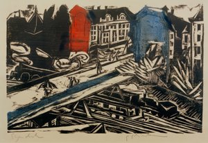 Pont de transfert du chemin de fer de Wannsee - Ernst Ludwig Kirchner