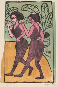 Danseurs anglais, 1911 - Ernst Ludwig Kirchner