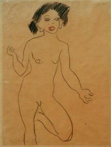 Milli racontant - Ernst Ludwig Kirchner