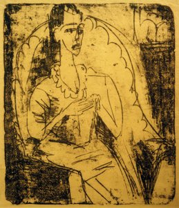 Fanny dans le fauteuil - Ernst Ludwig Kirchner