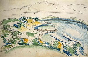 Côte de Fehmarn près de Wulfen - Ernst Ludwig Kirchner