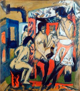 Femmes nues dans un studio - Ernst Ludwig Kirchner