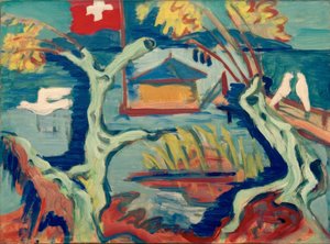Cabane de pêcheur au lac de Constance - Ernst Ludwig Kirchner
