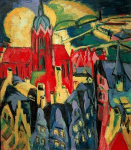 Cathédrale de Francfort - Ernst Ludwig Kirchner