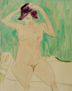 Femme avec chapeau – Dodo - Ernst Ludwig Kirchner