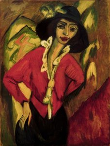 Tête de femme, Gerda - Ernst Ludwig Kirchner