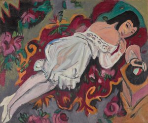 Fille en chemise blanche - Ernst Ludwig Kirchner