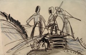 Paysans faneurs - Ernst Ludwig Kirchner