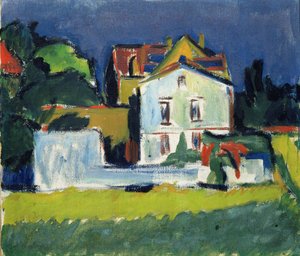 Maison dans un paysage