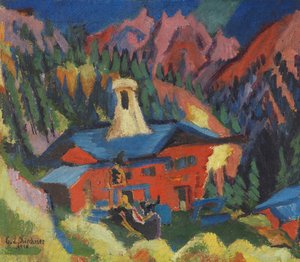 Maison sur le Stafelalp - Ernst Ludwig Kirchner