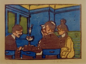 Au café II - Ernst Ludwig Kirchner