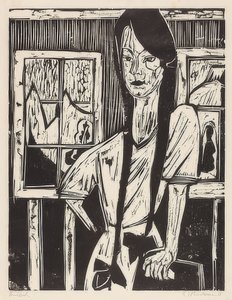 Jeune fille - Ernst Ludwig Kirchner