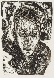 Jeune fille avec cigarette - Ernst Ludwig Kirchner