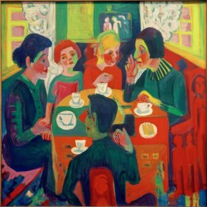 Table de café - Ernst Ludwig Kirchner