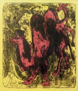 Chameau et dromadaire - Ernst Ludwig Kirchner
