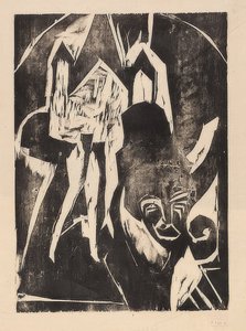 Cocotte dans la rue - Ernst Ludwig Kirchner