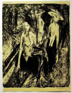 Cocottes sur le Kurfürstendamm - Ernst Ludwig Kirchner