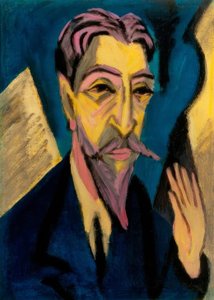 Tête de comte - Ernst Ludwig Kirchner