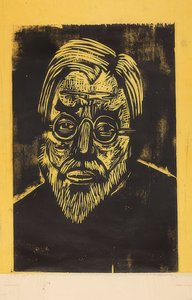 Tête de Jakob Bosshart - Ernst Ludwig Kirchner
