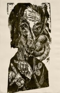 Tête du malade - Autoportrait - Ernst Ludwig Kirchner