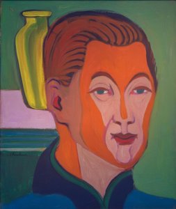 Tête du peintre (Autoportrait) - Ernst Ludwig Kirchner