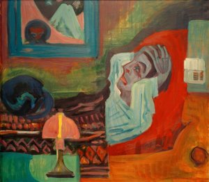Malade dans la nuit (Le Malade) - Ernst Ludwig Kirchner