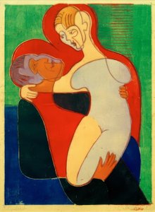 Couple amoureux (Les Hembusse) - Ernst Ludwig Kirchner