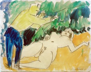 Peintre et modèle - Ernst Ludwig Kirchner