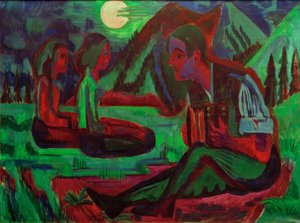 Nuit de lune ; Joueur d