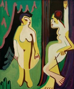 Femmes nues dans une clairière