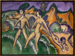 Sur la mer - Ernst Ludwig Kirchner