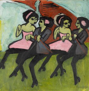 Danseurs de Panama, 1910-1911 - Ernst Ludwig Kirchner