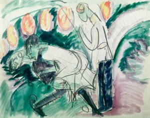Pantomime III - Ernst Ludwig Kirchner
