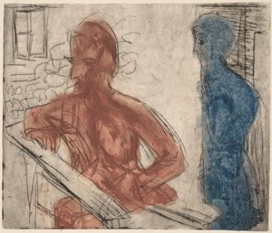 Paysanne et fille - Ernst Ludwig Kirchner