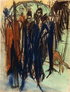 Prostituée, Friedrichstrasse, Berlin - Ernst Ludwig Kirchner