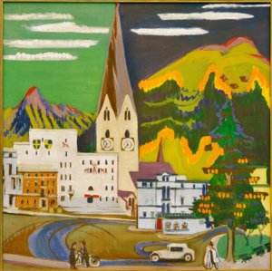 Hôtel de ville de Davos Platz - Ernst Ludwig Kirchner