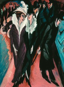 Rue, Berlin - Ernst Ludwig Kirchner