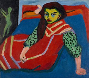 Fille assise (Fränzi Fehrmann)