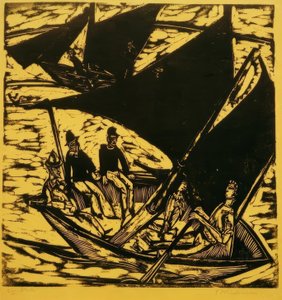 Voiliers à Fehmarn - Ernst Ludwig Kirchner