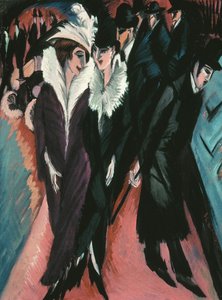 Rue, Berlin - Ernst Ludwig Kirchner