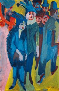 Scène de rue, 1913