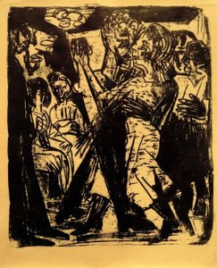 Couple de paysans dansant - Ernst Ludwig Kirchner