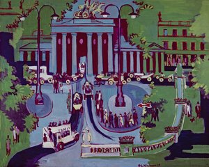 La Porte de Brandebourg, Berlin - Ernst Ludwig Kirchner