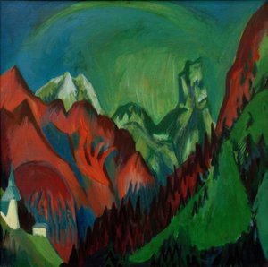 Tinzenhorn – Gorge de Zügen près de Monstein - Ernst Ludwig Kirchner