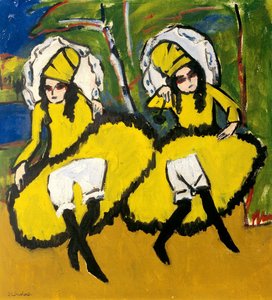 Deux danseurs, 1910-1911 - Ernst Ludwig Kirchner