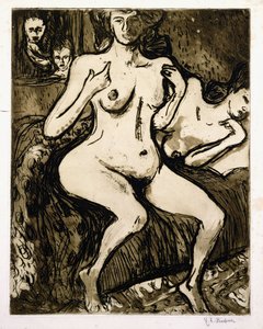 Deux femmes, 1907 - Ernst Ludwig Kirchner