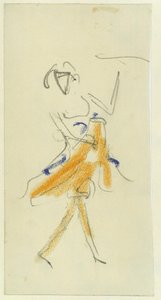 Une danseuse - Ernst Ludwig Kirchner