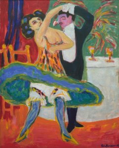 Variété (couple de danse anglais) - Ernst Ludwig Kirchner